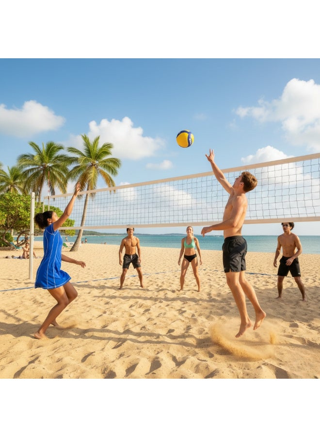 سبال كرة طائرة سبال SPALL عالية الجودة – مقاس ووزن رسمي | كرة طائرة داخلية وخارجية بقبضة ممتازة للتدريب والمدارس والشاطئ والمباريات - Image 3